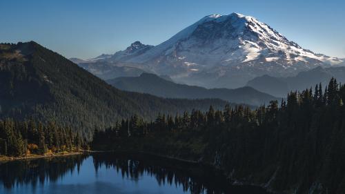 oneshotolive:  Mt. Rainier from Summit Lake. WA, USA. [4000x2250]. [OC] 📷: ThePrussianBlue 