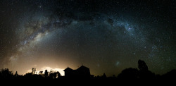 just&ndash;space:  Milky Way arc js 
