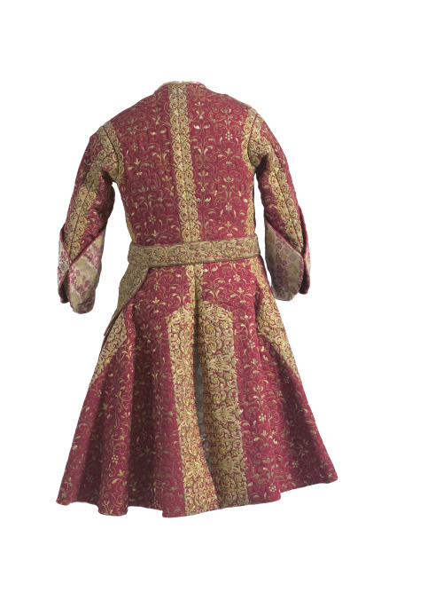 Riding coat of Christian V of Denmark ca. 1696From the Royal Danish Collection