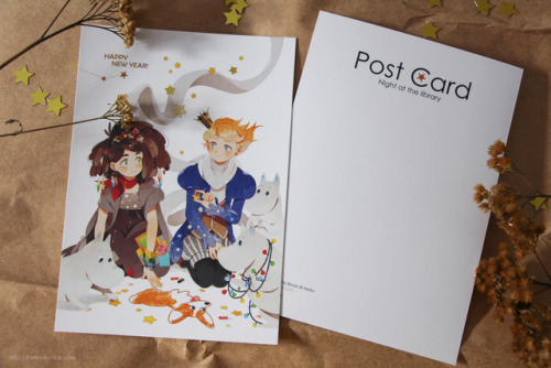 55 exclusive post cards and 50 New Year Congratulation letters I sent out this December :’&rsq