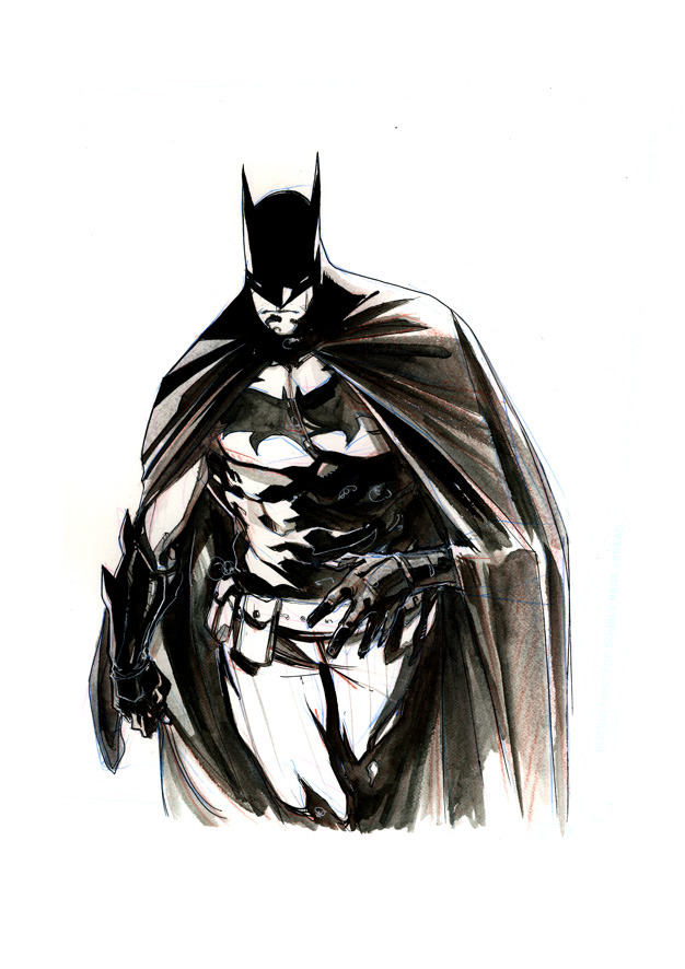 brianmichaelbendis:  Batman &amp; Catwoman by Filipe Andrade