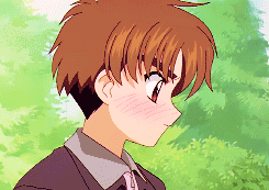 bakusaiga:Sakura Blossom Month // Day 13◇ ◇ Syaoran + blushing (//∇//)