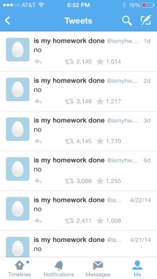 shouldnt:  The most relatable twitter account