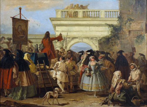 “The Charlatan” by Giovanni Domenico Tiepolo, 1756