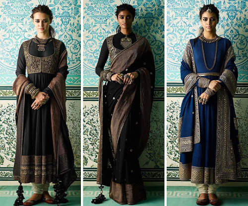 Sabyasachi 2018 Winter CollectionPhotography: Tarun VishwaModels: Eugeniya Belousova, Priyadarshini 