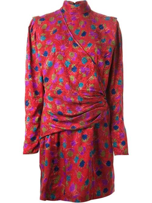 EMANUEL UNGARO VINTAGE printed short dress