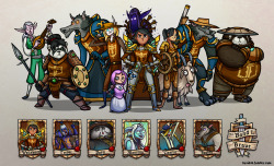 A group picture of my former World of Warcraft