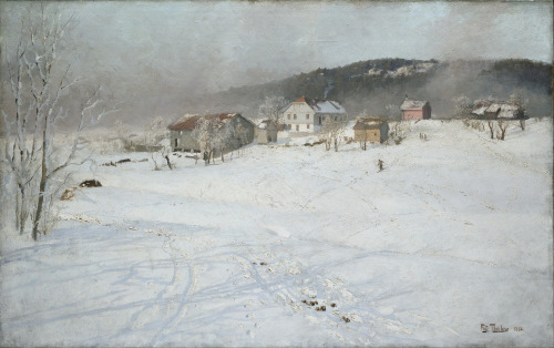 WinterFritz Thaulow (Norwegian; 1847–1906)1886Oil on canvasNational Gallery, Oslo, Norway