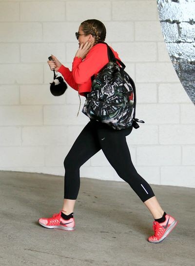 alldasheverything:  Khloe at the gym this month - requested 