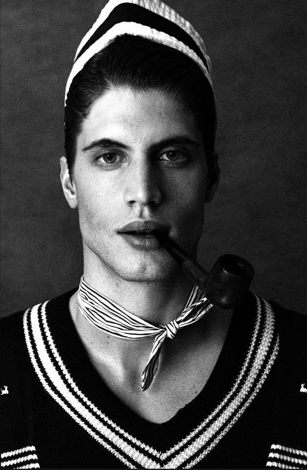 ohthentic:  ratatoskryggdrasil:  Santiago Ferrari is a Male Pinup for Sailor Inspired