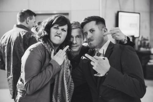 rox712:  Martin corrupting the Fargo cast! (X) 