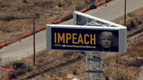 Billboard calling for Pres. Trump’s impeachment goes up in California.FOLLOW: the honeySPOT