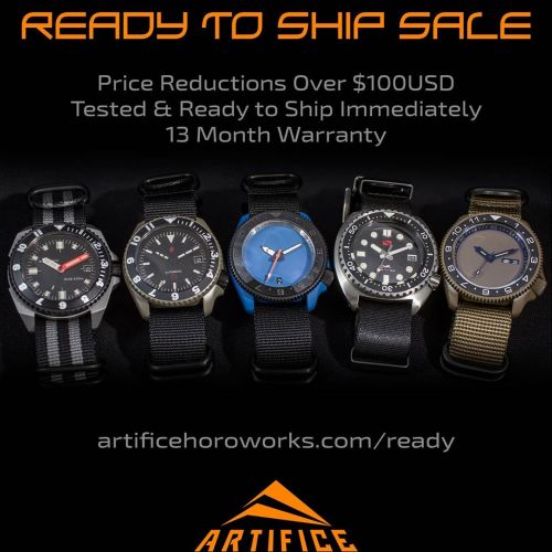 Everything “READY TO SHIP” has been reduced at least $100, everything is tested and ready to go. Visit artificehoroworks.com/ready. ⁠
⁠
#seikomod #watchmod #watchaddict #watchfam #watchcollector #watchesdaily #watches #watchesofinstagram #wus #wis...