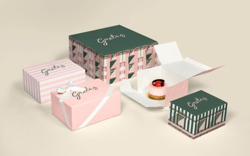 Branding for a café located in the Haymarket hotel in Stockholm with a self-described “