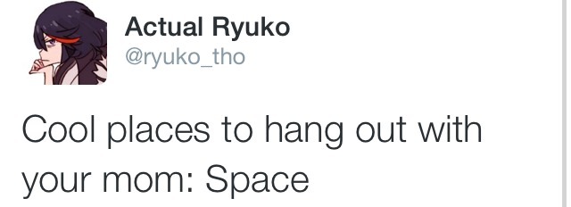 makaiwars:  This was overdue- Part 4 of tweets from the parody Ryuko twitter! +1