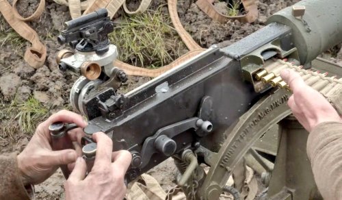 historicalfirearms: Vickers Gun In The Rhineland In this final video of the Rhineland Campaign Wea