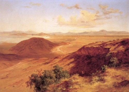 artist-velasco: Valle de México desde el cerro de Santa Isabel, 1884, Jose Maria Velasco