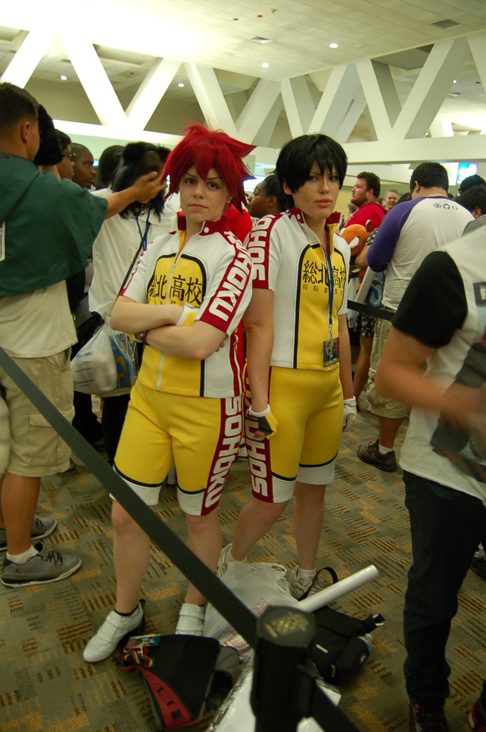 7enma:  all the yowamushi pedal cosplayers i took pictures of at otakon! if you see