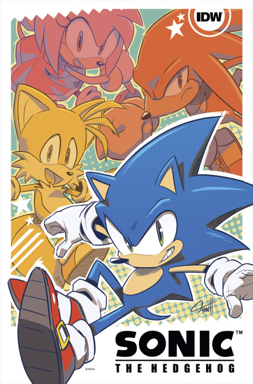 Sonic the Hedgehog NYCC2017 promo image by Tyson Hesse