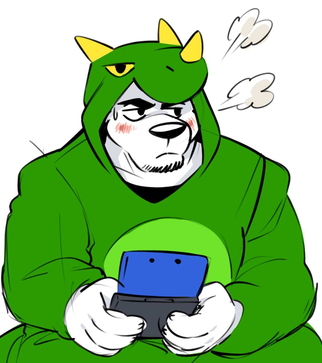 vasukiart:  some sketches of Tre and co featuring his new dragon kigu obsession and