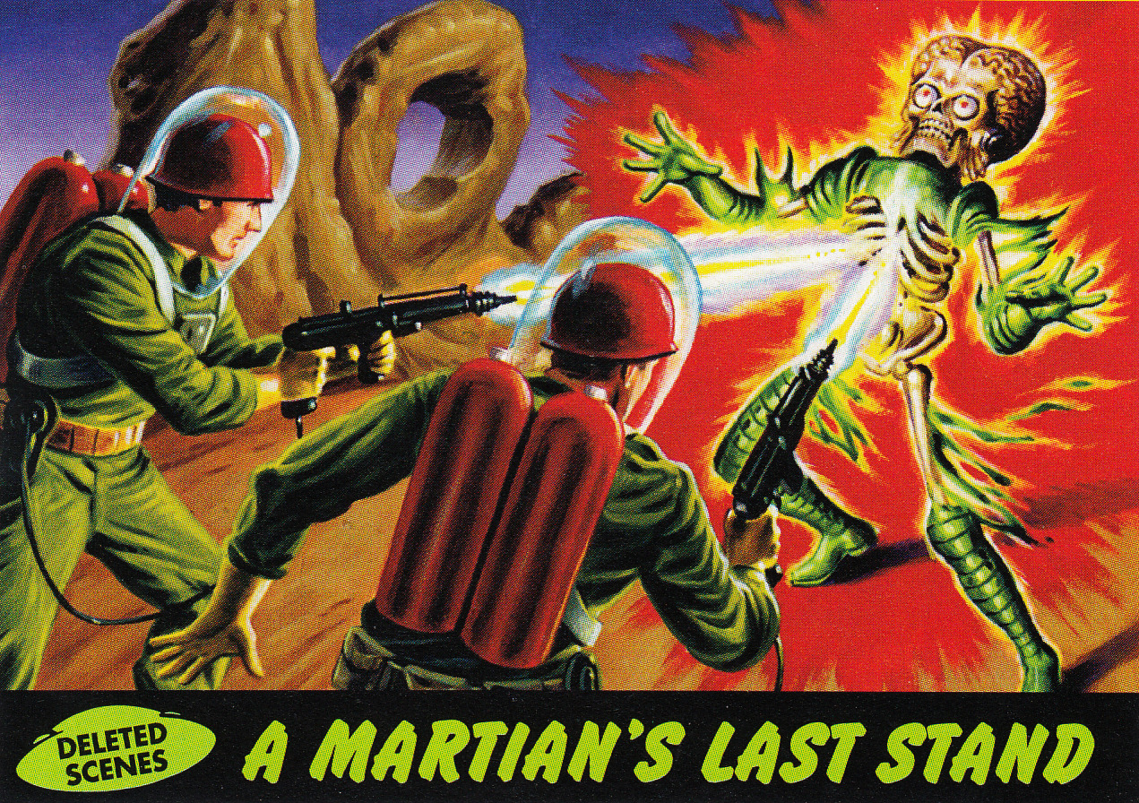 horroroftruant:  Mars Attacks Trading Cards (Ten Images)Mars Attacks is a science