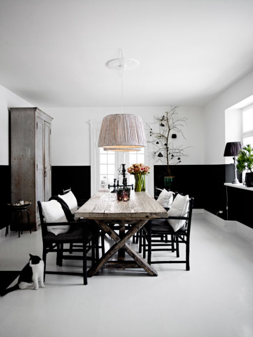 interiorvoyeur: bothsidesguys: B&W NORDIC INTERIOR www.planete-deco.fr/2014/04/11/raffin