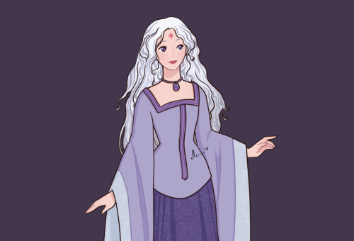 Lady Amalthea design 3!!!So if medieval is too early, and the tapestry is fantastical- what were peo