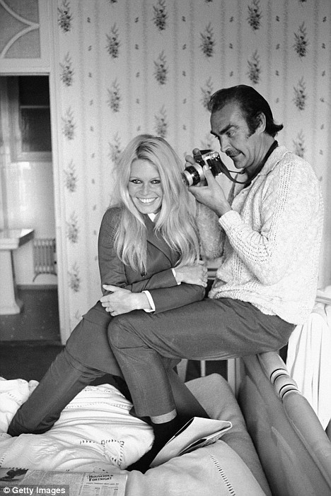 Brigitte Bardot and Sean Connery on the set of “Shalako” in 1968Directed by Edward 