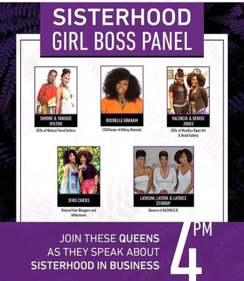 The Royal Coils Natural Hair & Beauty Expo is this Sunday! Join us on the “Sisterhood Girl Boss 