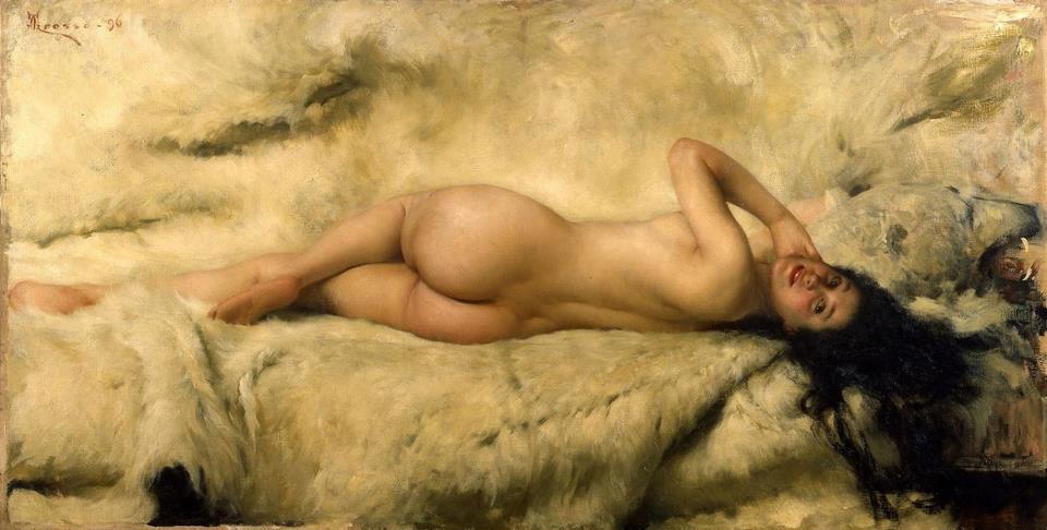 mnemonic79:  Giacomo Grosso - Nuda (1896). 