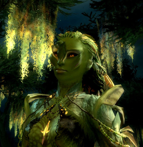 Bree Ceud Bhileach, my Guild Wars 2 Sylvari Elementalist. Unlike Skuggbjörk, my other Sylvari, she i