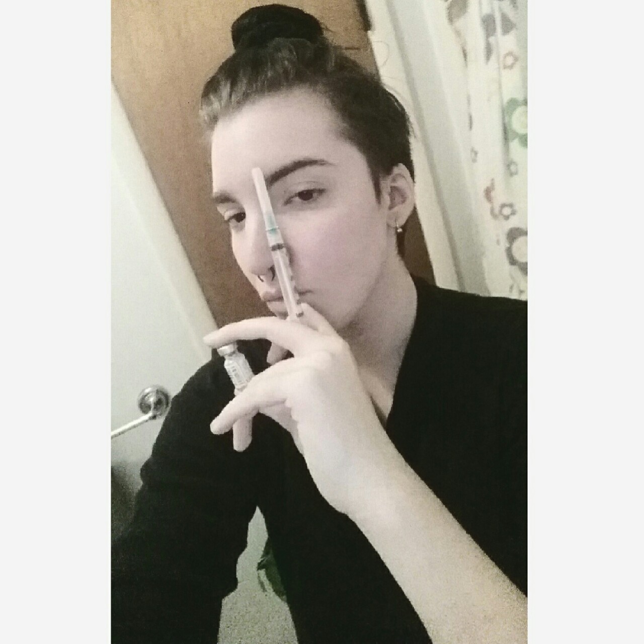 I’m 11 months on T 💉 happy #pridemonth  (he/him/his)