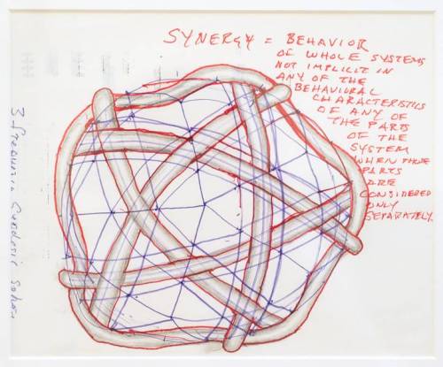 Buckminster Fuller, sketch “synergy”