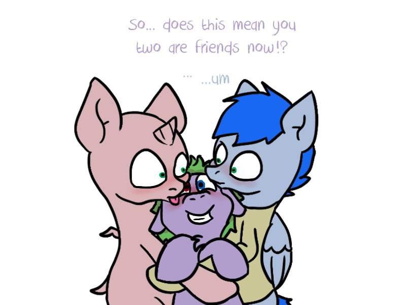 butters-the-alicorn:  unhinged-pony:  Unhinged: My two bestest friends are gunna