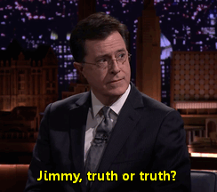 fallontonight:  Truth or Truth: Jimmy’s tattoo regret. 