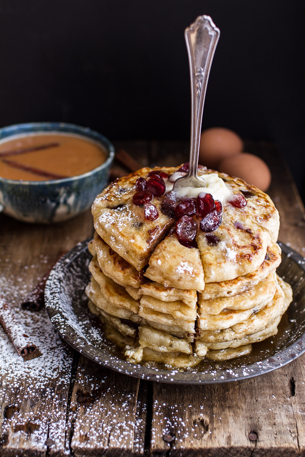 delta-breezes:  Rum and Cranberry Pancakes | Half Baked Harvest  
