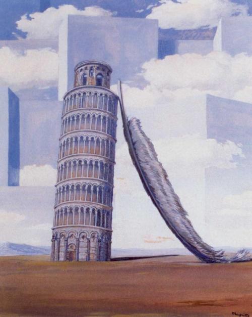Rene Magritte (Belgian, 1898-1967) “When one sees one of my pictures, one asks oneself this simple question, ‘What does that mean?’. It does not mean anything, because mystery means nothing either, it is unknowable.” - Rene Magritte 1. Almayer’s