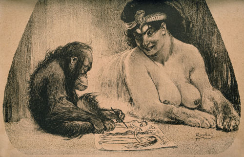 aesthethos:František Kupka (1871-1957), Ecce Homo, 1900, lithograph.