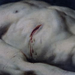Philippe de ChampaigneLe Christ mort couché sur son linceul, 1654 (detail)