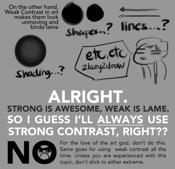 troy-artlog:  How to Make Your Art Look Nice: Contrast by Trotroy I suddenly had