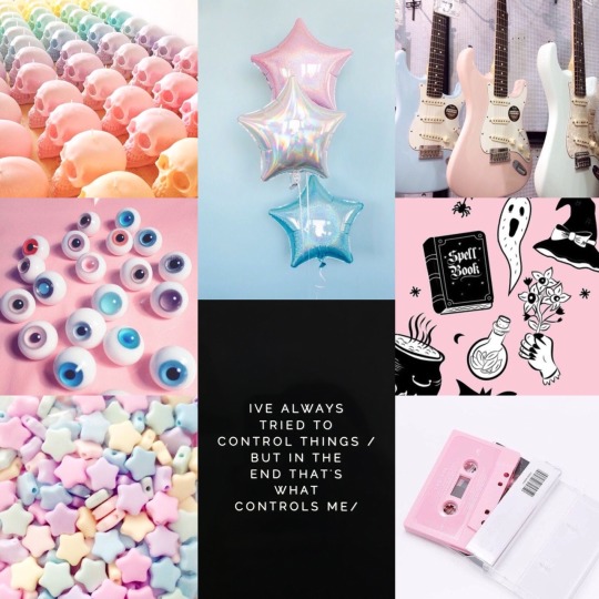 Band Moodboards — Requested! Pastel Goth + NF + Stars