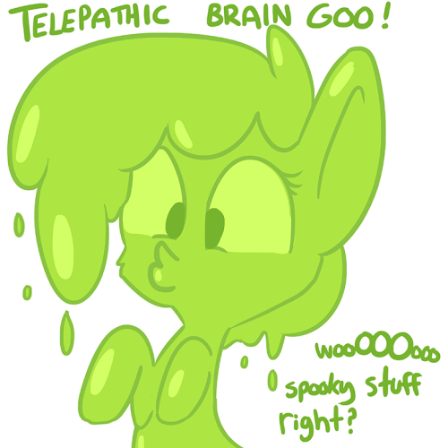 tjpones:  Booger Horse.   =O askshinytheslime looks like you’ve got another gooey neighbor on the block, so to speak! owo