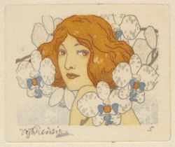 artnouveaustyle:  Etchings from the “Seven Orchids” series by Czech artist Vojtěch Preissig, 1913. 