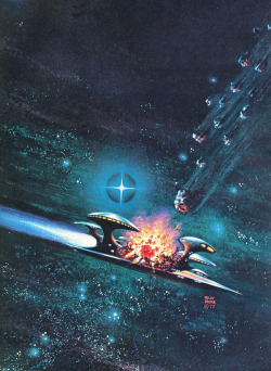 martinlkennedy:  Frank Kelly Freas ‘Collision’,