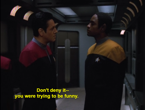 magificantamericandonger: captainsblogsupplemental: Tuvok was the saltiest little shit in the entire