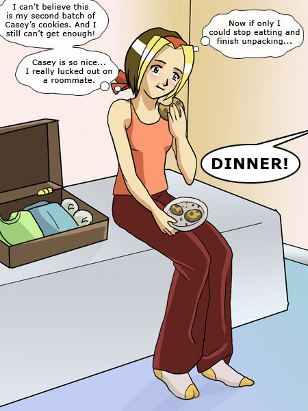 Roomie to grow, an aborted weight gain comic