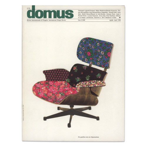 Alan Fletcher, De gustibus non est disputandum. Cover design for domus magazine No. 759, 1994.