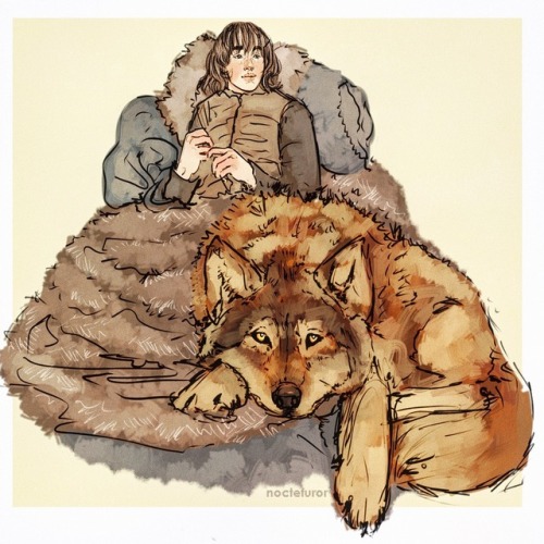 noctefuror:The starks and their direwolves because i love them too much and got is back!!!! ❤️  