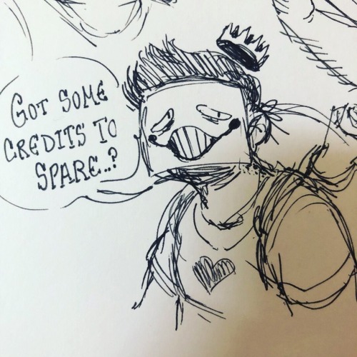 Some quick crappy sketchbook doodles I did I’m currently in Korea rn so I haven’t been a