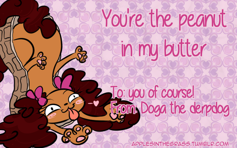 applesinthegrass:Some silly Valentine Cards with part of AitG crew! Happy Valentine’s